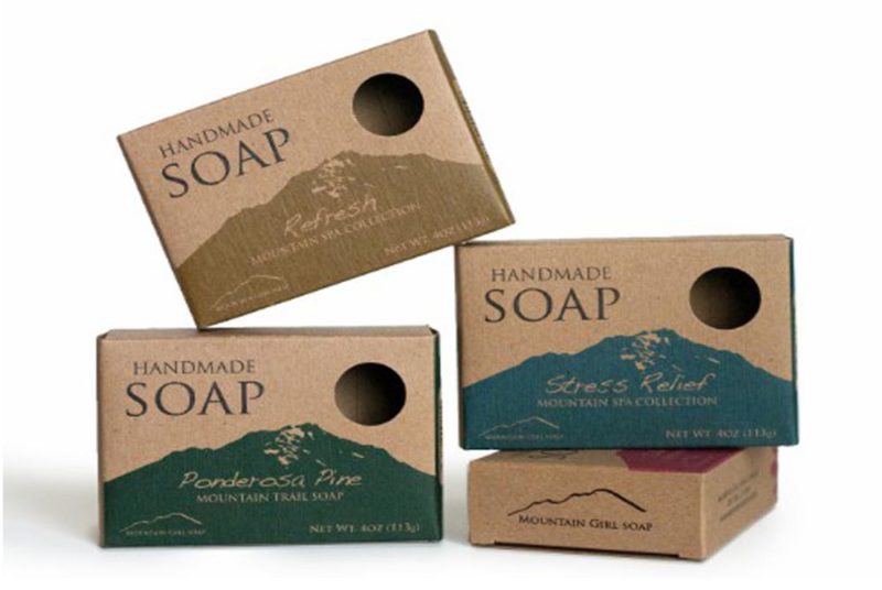 Soap Packaging Boxes, Soap Making Supplies, Eco Friendly Kraft Product  Packaging Box, Corrugated Cardboard Bar Soap Favor Box 