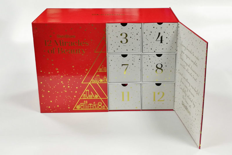 Large Size Beauty Advent Calendar Packaging Box Drawer Boxes