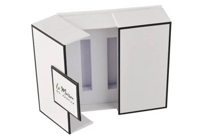 Custom Design Black Luxury Perfume Bottle Packaging Box with EVA Insert